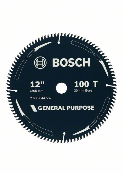 BOSCH WOOD SAW BLADE 12'' X 30/1''/25/20 X 100 TEETH 